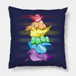 Birb pride! Pillow