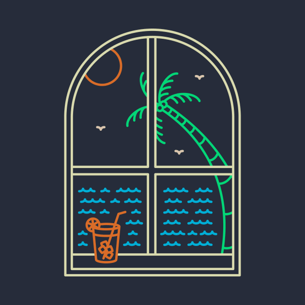 Summer Window by VEKTORKITA