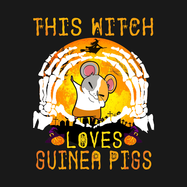 This Witch Loves Guinea Pigs Halloween (101) by Uris