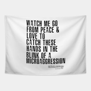 BLINK OF A MICROAGGRESSION Tapestry