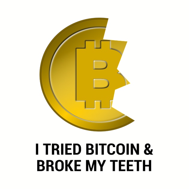 Bitcoin Teeth (light) by tztees