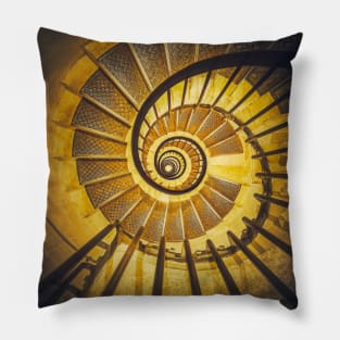 Spiral staircase Pillow