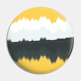 YELLOW GRAY AND WHITE ABSTRACT ART ART WORK COVER Pin