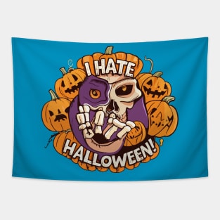 I hate Halloween Tapestry