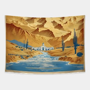 Argentina Vintage Tourism Poster Tapestry