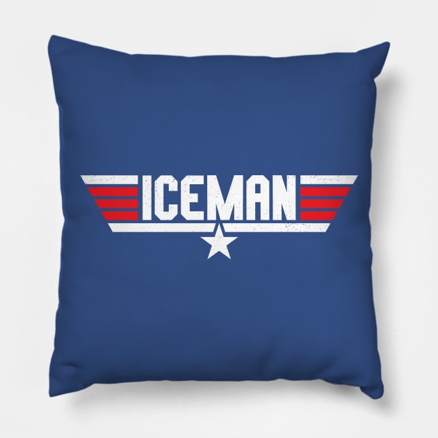 iceman top gun Pillow by digitalage