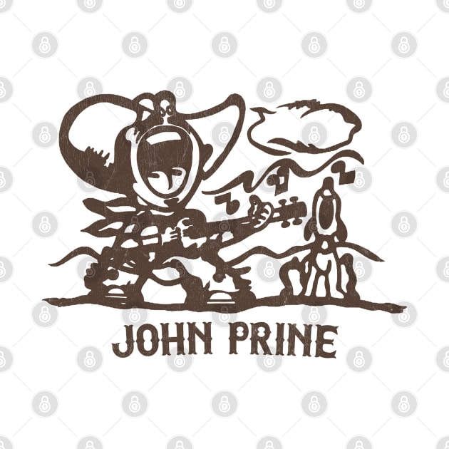 John Prine 70s Style Fan Design by CultOfRomance