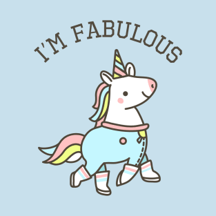 I'm Fabulous | Unicorn T-Shirt