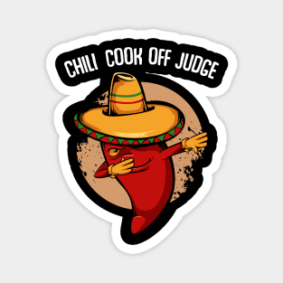 Chili Cook Off Judge - Dabbing Dab Pepper Magnet