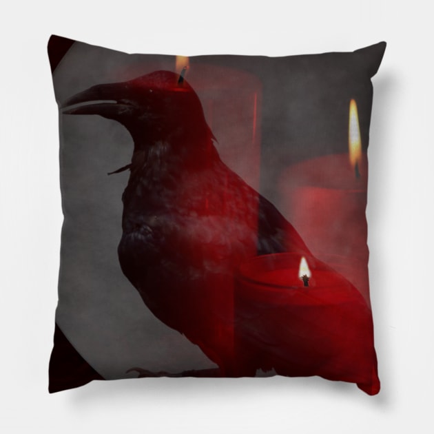 Under Your Spell in Red Pillow by ButterflyInTheAttic