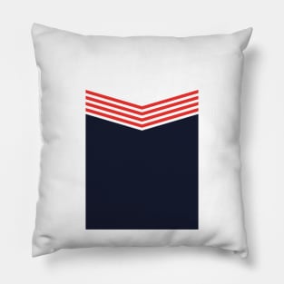 England 1976 Retro Navy, White & Red Pillow