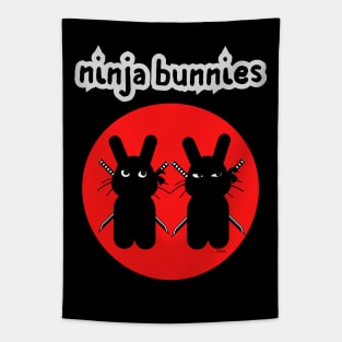 Ninja Bunnies-cute bunnies Tapestry