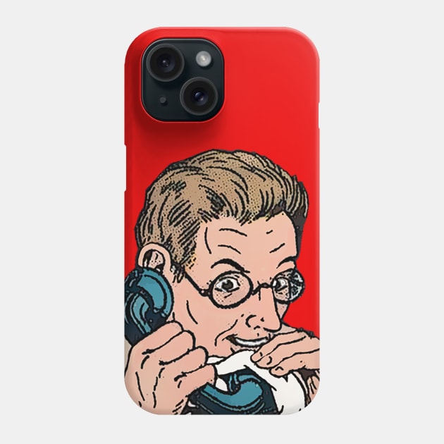 Disguising the voice on the phone Phone Case by Marccelus