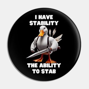 I Have Stability Pin