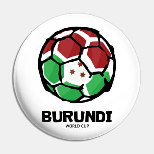 Burundi Football Country Flag Pin