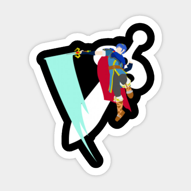 Super Smash Bros Marth Fire Emblem Sticker Teepublic
