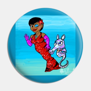 Marjorie the Mystic Mermaid Pin