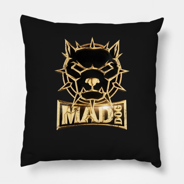 Mad dog Pillow by Lytazo