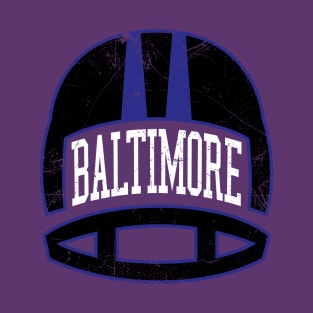 Baltimore Retro Helmet- Purple T-Shirt