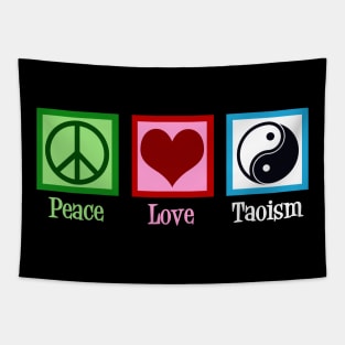 Peace Love Taoism Tapestry