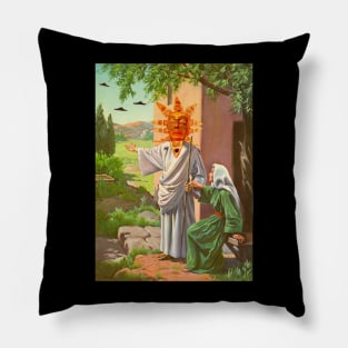 Old Gods Greet New Gods Pillow