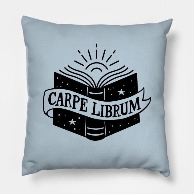 Carpe Librum Pillow by mscarlett