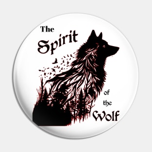 The Spirit of the Wolf Pin