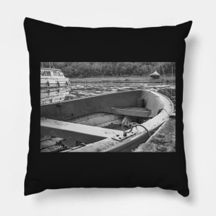 Boats on the Norfolk Broads Pillow