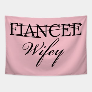 From Fiancee to wifey, partner look, couples design Tapestry