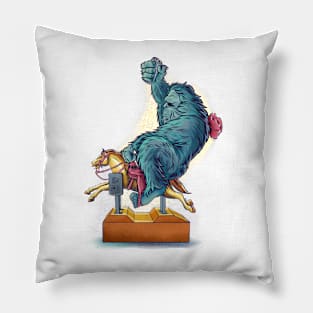 Bigfoot Cowboy Pillow