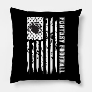 Fantasy Football FLAG VINTAGE Pillow