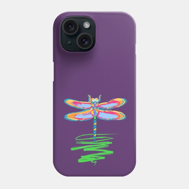 Dragonfly Phone Case by evisionarts