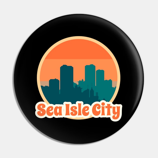 Vintage Sea Isle City Pin by Insert Place Here