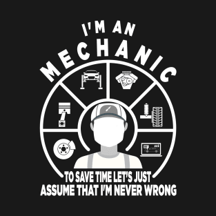 Mechanic Car Mechanic Profession Mechanical T-Shirt