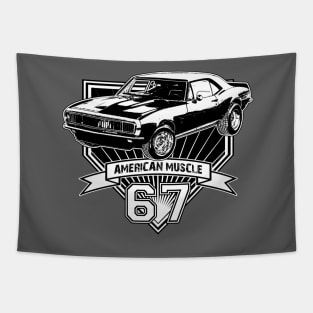 1967 American Muscle Car Tapestry