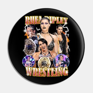 Bootleg Design Rhea Ripley Pin