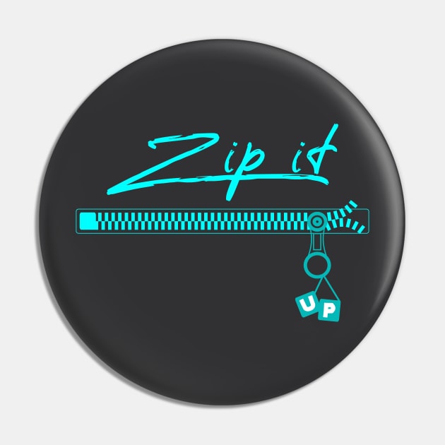 Zip it Up Pin by Mitalie