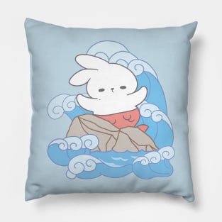 Little bunny mermaid, Merbunny Part of your world Pillow