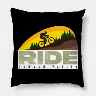 Ride - Canaan Valley Mountain Biking Pillow