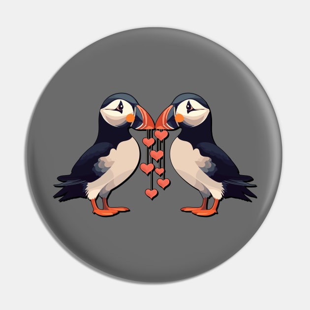 Puffin Lovin' Pin by MonarchGraphics