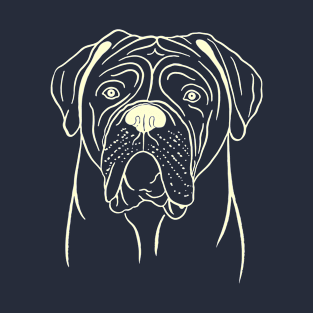 Dogue de Bordeaux (Orange and Beige) T-Shirt