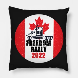 I Stand with Truckers for Freedom Convoy Rally Pillow