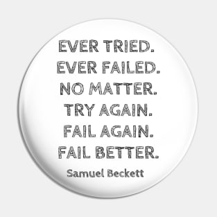 BECKETT QUOTE ABOUT FAILURE Pin