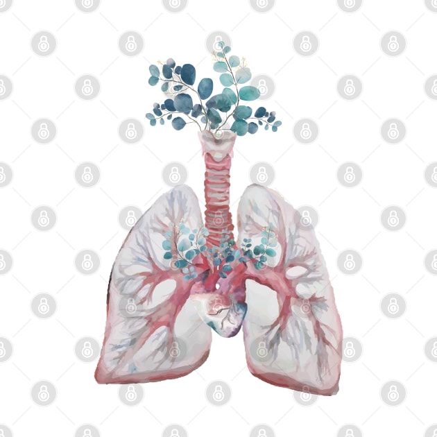 Floral Lungs	Living that Nurse Life by uncommontee