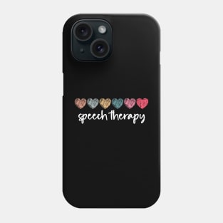 Speech Therapy Rainbow Speech Language Pathologist Therapist Phone Case