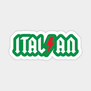 Italian (green, red) Magnet