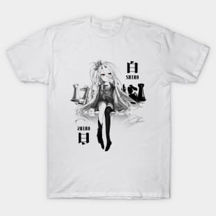 No Game No Life Now, Let The Games Begin Message T-Shirts Black L