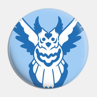 Flying Owl-Blue Pin