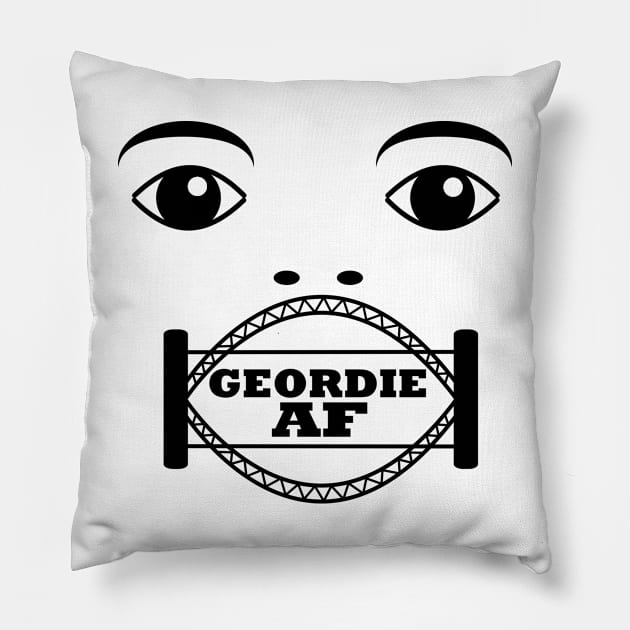 Geordie AF Pillow by TyneDesigns