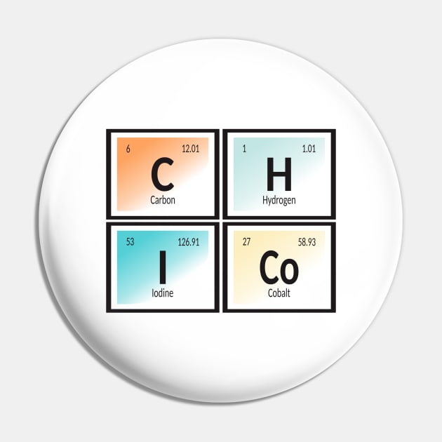 Chico City | Periodic Table Pin by Maozva-DSGN